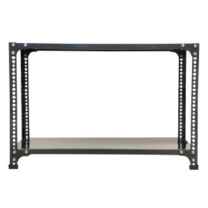 Mil-Nil Prime CRC Sheet 2 Shelf 22 Gauge Multipurpose Slotted Angle Rack | Adjustable Shelf Hight Rack for Home & Kitchen (24x36x12 Inch, 7 Kg, Grey) 16 Gauge Angles
