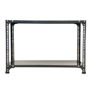 Mil-Nil Prime CRC Sheet 2 Shelf 24 Gauge Multipurpose Slotted Angle Rack | Adjustable Shelf Hight Rack for Home & Kitchen (24x36x12 Inch, 6.4 Kg, Grey) 16 Gauge Angles