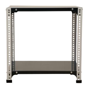 Mil-Nil Prime CRC Sheet 2 Shelf 24 Gauge Multipurpose Slotted Angle Rack | Adjustable Shelf Hight Rack for Home & Kitchen (24x24x18 Inch, 6.2 Kg, Grey/Havels) 16 Gauge Angles