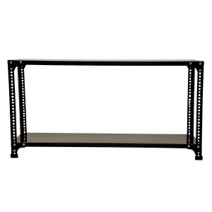 Mil-Nil Prime CRC Sheet 2 Shelf 22 Gauge Multipurpose Slotted Angle Rack | Adjustable Shelf Hight Rack for Home & Kitchen (24x47x12 Inch, 8.2 Kg, Grey) 16 Gauge Angles