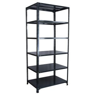 Mil-Nil Prime CRC Sheet 6 Shelf Multipurpose Space Saving Storage 78 x 36 x 24 Inch, 18 Gauge self (Grey) 14 Gauge Angles