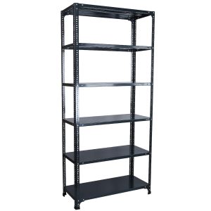Mil-Nil Prime CRC Sheet 6 Shelf Multipurpose Space Saving Storage Rack, 78 x 36 x 15 Inch, 18 Gauge (Grey) 14 Gauge Angles